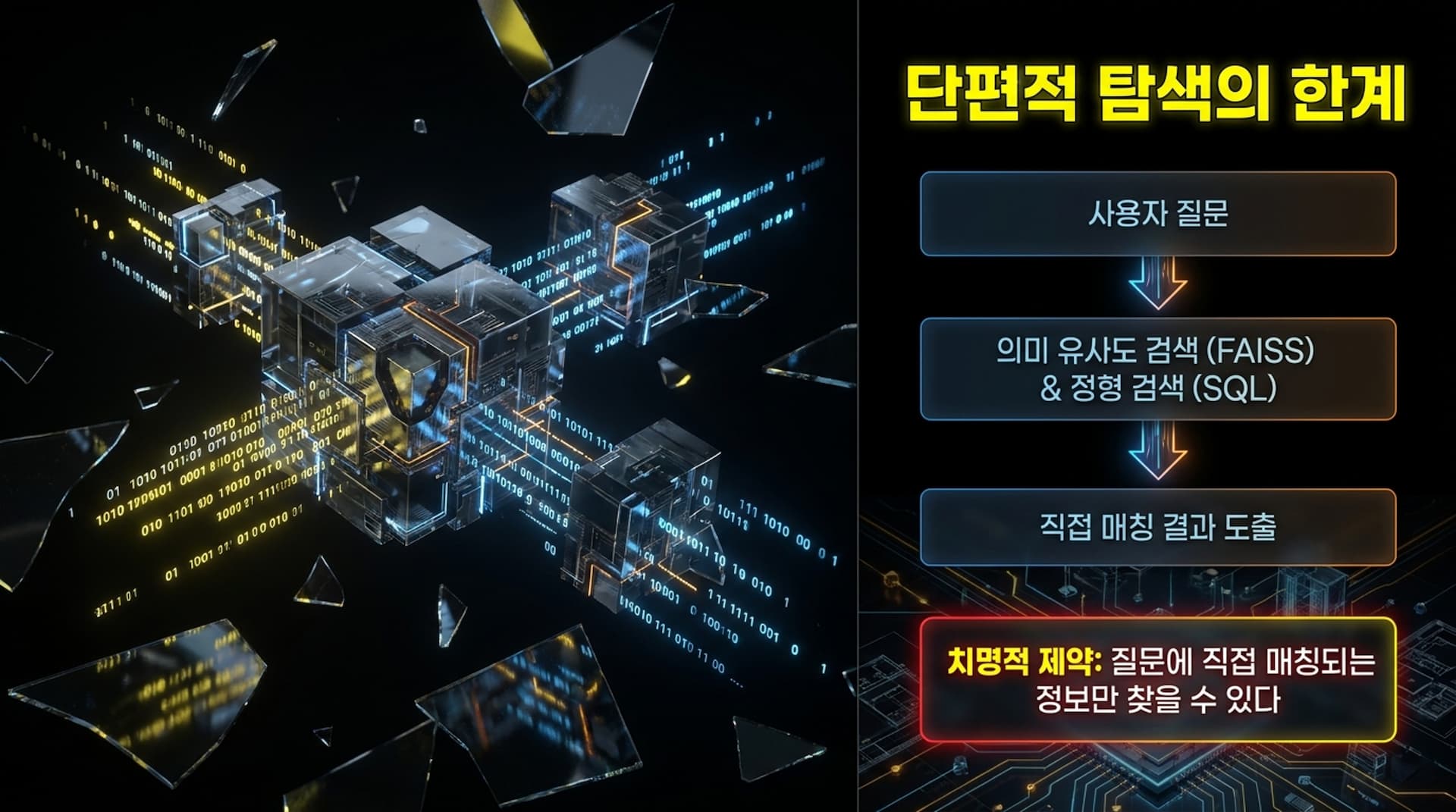 단편적 탐색의 한계